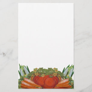 Vintage Vegetables Stationery