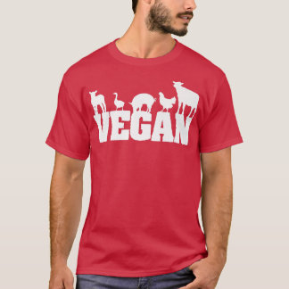 Vintage Vegetarian Funny Vegetarian Retro Vegan  T-Shirt