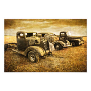 Vintage Vehicles Photo Print