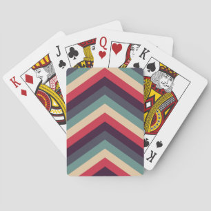 Vintage Velocity Stripes Playing Cards