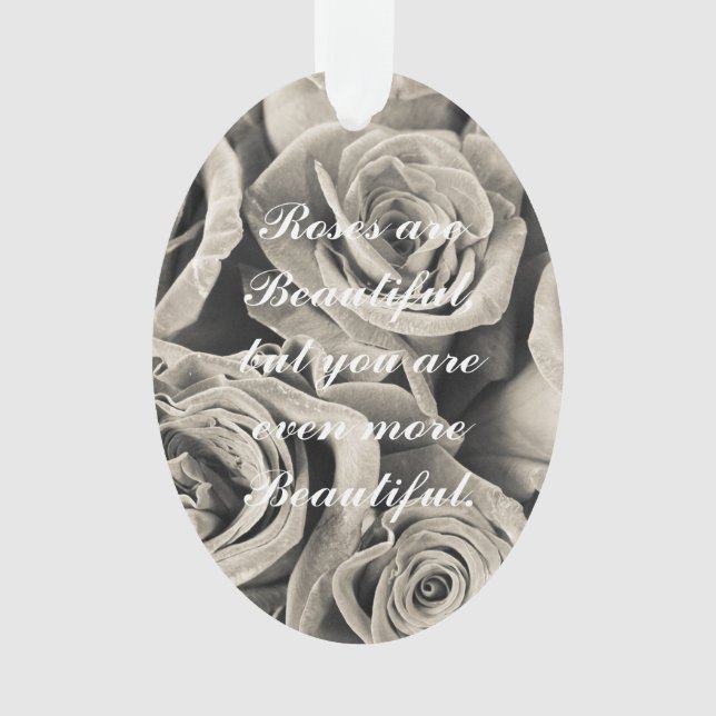 Vintage Velvet Beauty Ornament (Front)