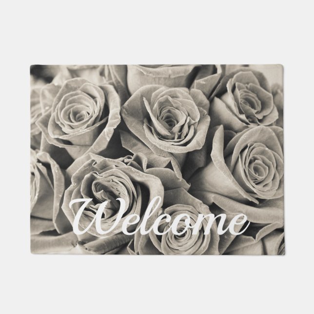 Vintage Velvet Beauty Welcome Doormat (Front)