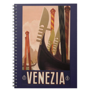 Vintage Venezia Venice Italy notebook
