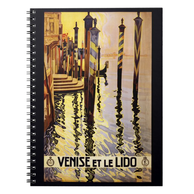 Vintage Venezia Venice Italy notebook (Front)