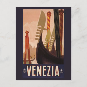 Vintage Venezia (Venice) Italy postcard