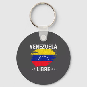 Vintage Venezuela Libre 2026 Venezuela Flag  Key Ring