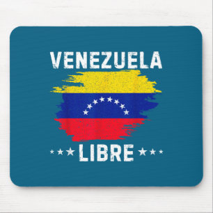 Vintage Venezuela Libre 2026 Venezuela Flag  Mouse Mat