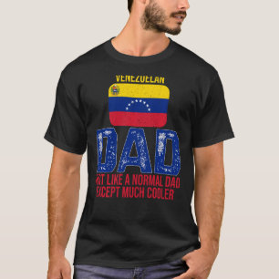 Vintage Venezuelan Dad Venezuela Flag For Father S T-Shirt