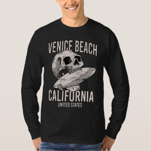 Vintage Venice Beach California CA Retro Surfer Sk T-Shirt