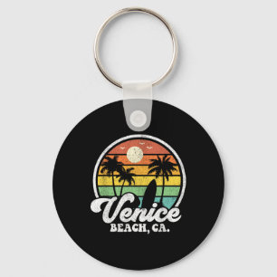 Vintage Venice Beach California Ca Surfing Retro S Key Ring