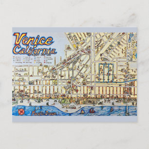 Vintage Venice CA Postcard