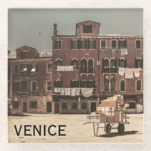 Vintage Venice Glass Coaster