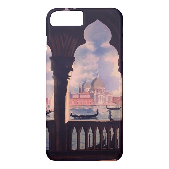 Vintage Venice Italy Travel Case-Mate iPhone Case (Back)