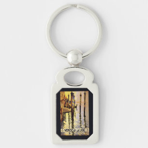 Vintage "Venise et le Lido" Italy key chain