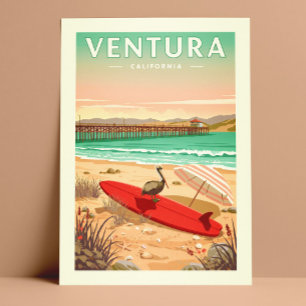 Vintage Ventura California Postcard