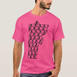 Vintage Vermont State Biking Bike VT Bike Riding T-Shirt