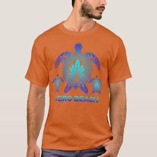 Vintage Vero Beach Florida FL Turtle Souvenirs  T-Shirt