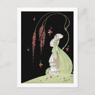 VINTAGE VERTE ART DECO MIDSUMMER'S NIGHT DREAM POSTCARD