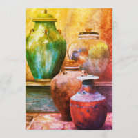 Vintage Vessels Acrylic Art Caroline 1974
