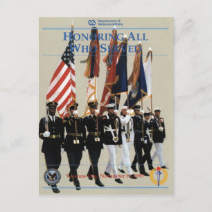 Vintage Veterans day, 1997 - Postcard