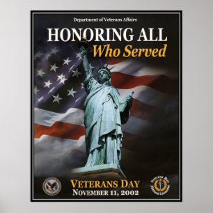Vintage Veterans day, 2002  - Poster