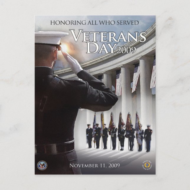 Vintage Veterans day, 2009 - Postcard (Front)