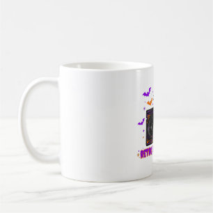 Vintage VHS Ghost Retro Halloween Horror Art Coffee Mug