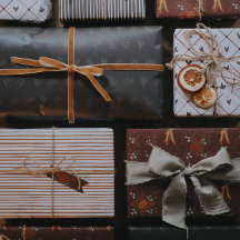 Vintage-Vibe Christmas Wrapping Paper Collection