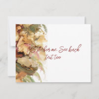 Vintage vibe floral art Return Address Label