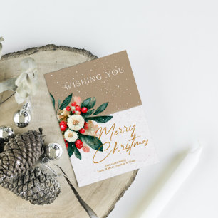 Vintage Vibe Winter Wonderland Christmas Card 2