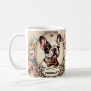 Vintage Vibes & Frenchie Ties Coffee Mug