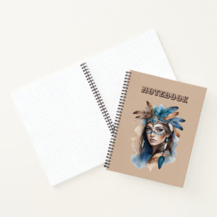 Vintage Vibes In Colours: Stylish Geometric Forms Notebook