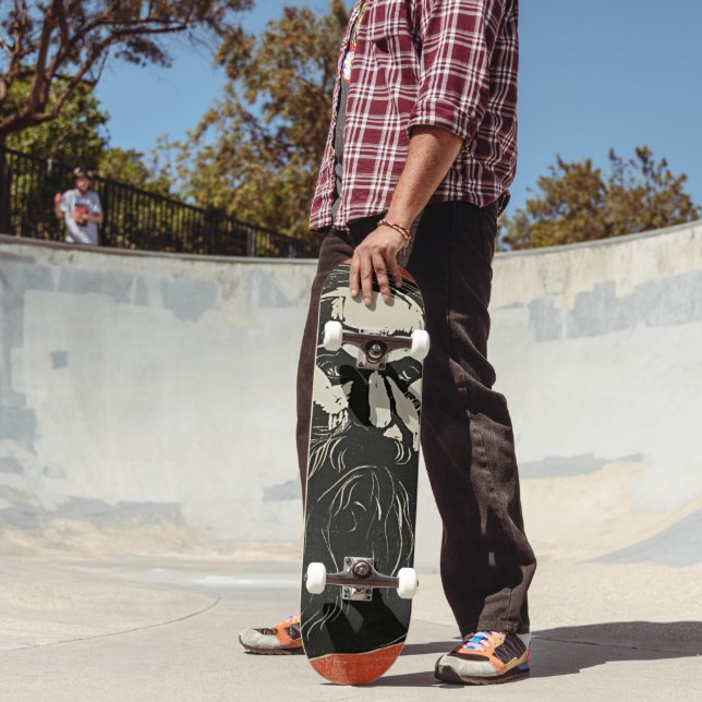 Vintage Vibes: Munch's Old Man Skateboard (Outdoor 2)
