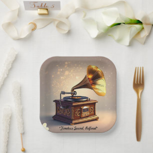 "Vintage Vibes" Paper Plate