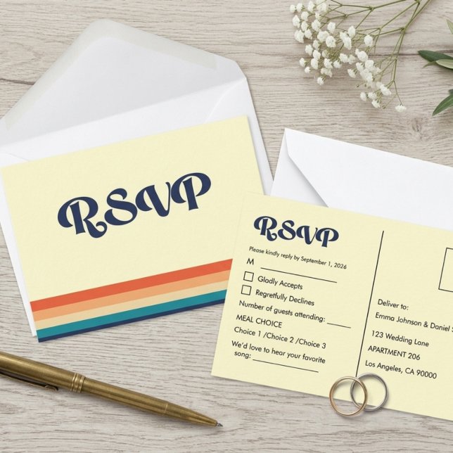Vintage Vibes RSVP Card (Creator Uploaded)