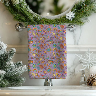 Vintage Vibes Towel Boho Funky Bathroom Look