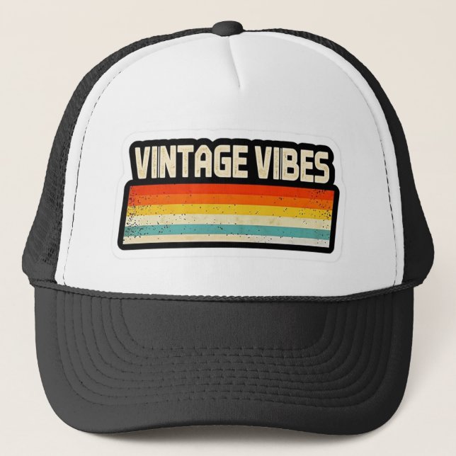 Vintage Vibes Trucker Hat (Front)