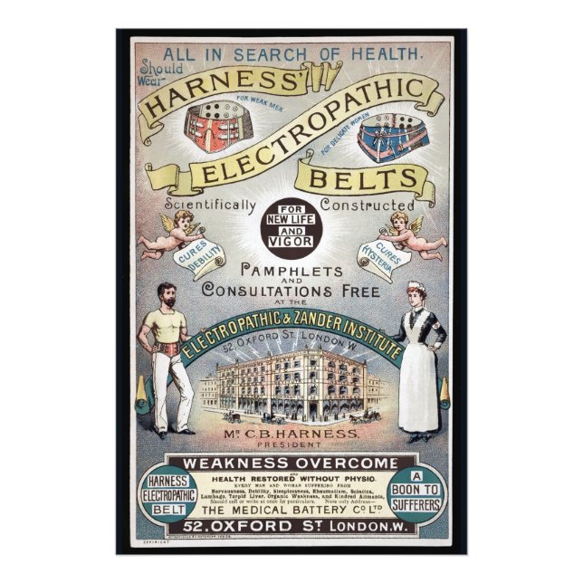 Vintage Victorian Advertisement Poster (Front)