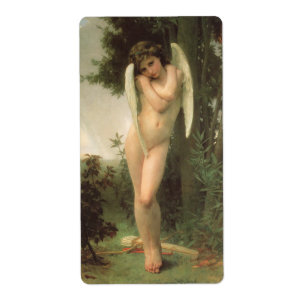 Vintage Victorian Angel Art, Cupid by Bouguereau