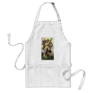 Vintage Victorian Angel, Ravishment by Bouguereau Standard Apron