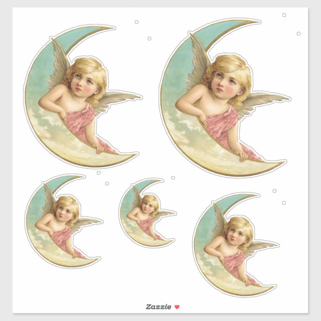 VINTAGE VICTORIAN ANGEL STICKER COLLECTION (Sheet)