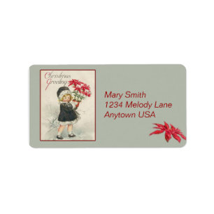 Vintage Victorian Art Address Label Stickers