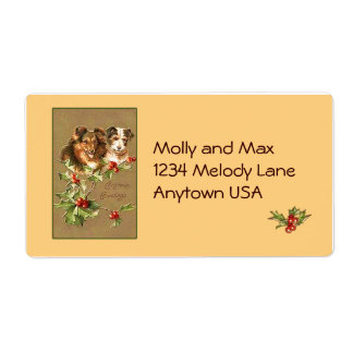 Vintage Victorian Art Address Label Stickers