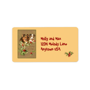 Vintage Victorian Art Address Label Stickers