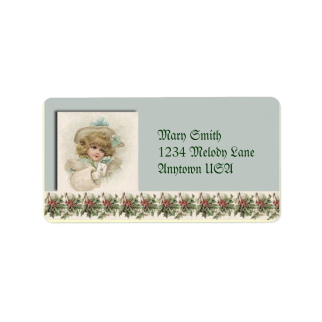 Vintage Victorian Art Address Label Stickers (Front)