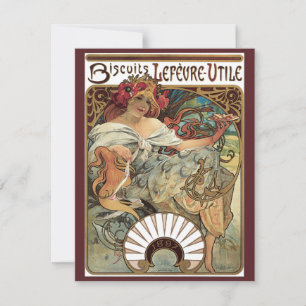 Vintage Victorian Art Nouveau by Alphonse Mucha