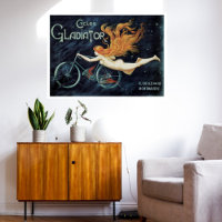 Vintage Victorian Art Nouveau, Gladiator Cycles