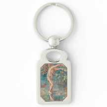 Vintage Victorian Autumn Scattering Leaves