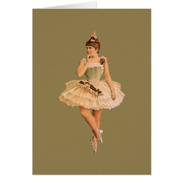 Vintage Victorian Ballerina (Front)