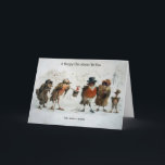 Vintage Victorian Birds Christmas Card<br><div class="desc">Custom restored,  high quality vintage image.</div>